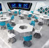 What are the benefits of using smart classroom tables and chairs?