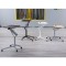 Customizable Podium Liftable Mobile Training Standing Desk Height Adjustable Writing Laptop Square Table Steel Lecture Table Conference Desk