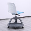 Wholesale node classroom chair training school student plastic swivel chairs with casters high adjustable