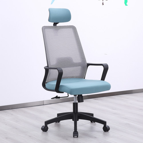 Factory Office Mesh Chairs With Headrest Liftable Ergonomic Chair Color Customized Work Staff Chair Wholesale