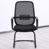 Wholesale Office Bow Chair Black Mesh Ergonomic Metal Bow Leg Office Conference Chair for Meeting Room
