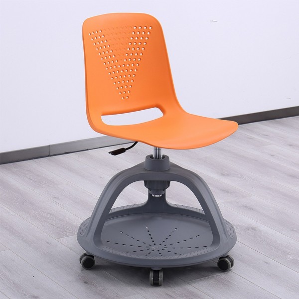 China Wholesale school furniture plastic classroom chairs study chairs for students chair with writing pad board