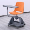 China Wholesale school furniture plastic classroom chairs study chairs for students chair with writing pad board