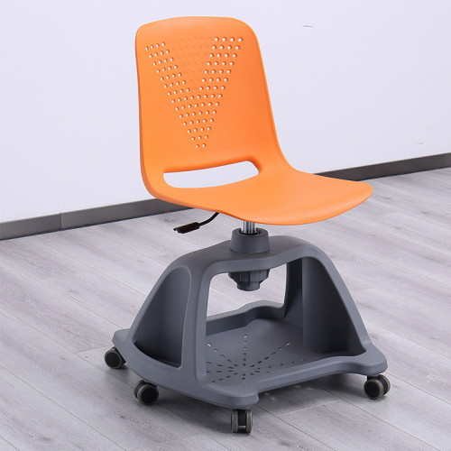 China Wholesale school furniture plastic classroom chairs study chairs for students chair with writing pad board