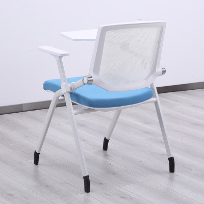 Writing School Chair Wholesale furniture training chair with writing board pad folding student chair for study
