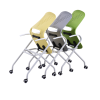 Plastic Study Chairs Movable cushion Stackable For School Classroom Library Training Room Customizable Plastic Chairs Wholesale