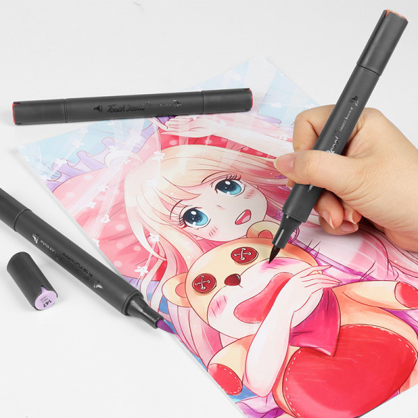 262 Colors White Touch Marker Bright Draw Marker Pen For Kids | Art Marker Pens Manufacturer