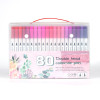 Wholesale Double Tip Watercolor Pens 80 Colors Manufacturer White Brush Watercolor Drawing Art  Pen Custom