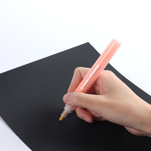 Acrylic Paint Pens 12 Colors Markers Manufacturer | Customization Logo | Custom Transparent Permanent Paint Marker Drawing