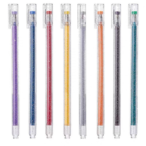 Stylos Gel Glitter Gel Pen Fabrication en gros OEM personnalisé Chotune Métallique Pastel Cristal Peinture Gel Pen