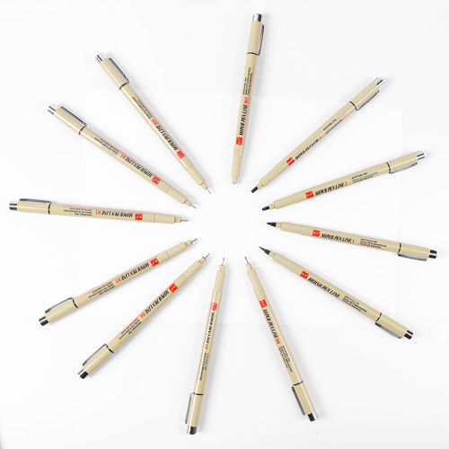 Venta al por mayor Fineliners Tip Pen Draw Pen Micro Pigment liner pen Chotune Fabricante Oem Customer Logo