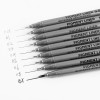Marqueur de croquis personnalisé Fineliners Pen Chotune Fabricant Logo client Oem 24 couleurs Fineliner blanc