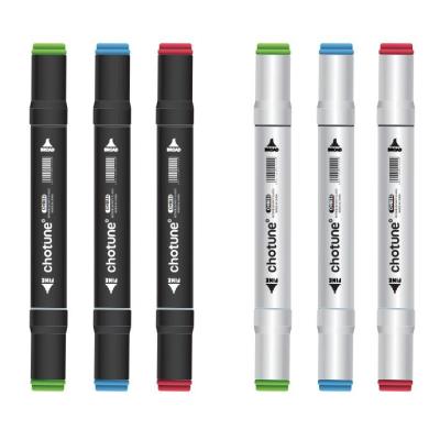 Alcohol Brush Markers,Brush & Chisel Tip Sketch Art Marker for Kids Drawing Artist Sketching