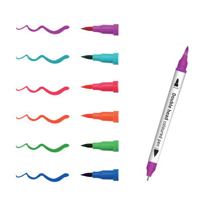 Dual Brush Pen Watercolor Brush Pen｜Art Marker Water Based Pen