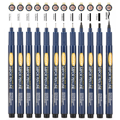 Chotune Blue Barrel Fineliner Pen|Customized Logo Fineliner Pen|OEM|ODM