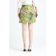 210835 High Waist Jacquard A-line Mini Skirt