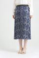 223022 Fashion Pleated Maxi Skirt