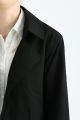 210174 Long Sleeve Medium Length Coat