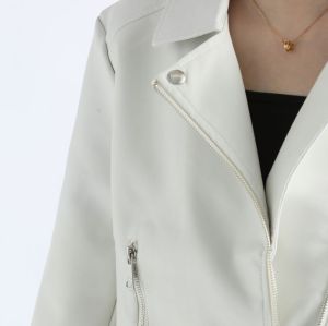 210779 Fashion Leather Short Jacket