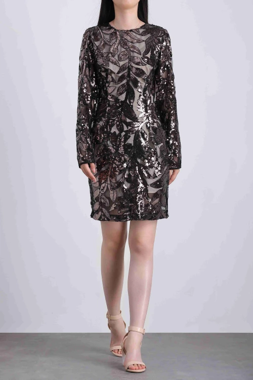 220218 vestido de lentejuelas de moda