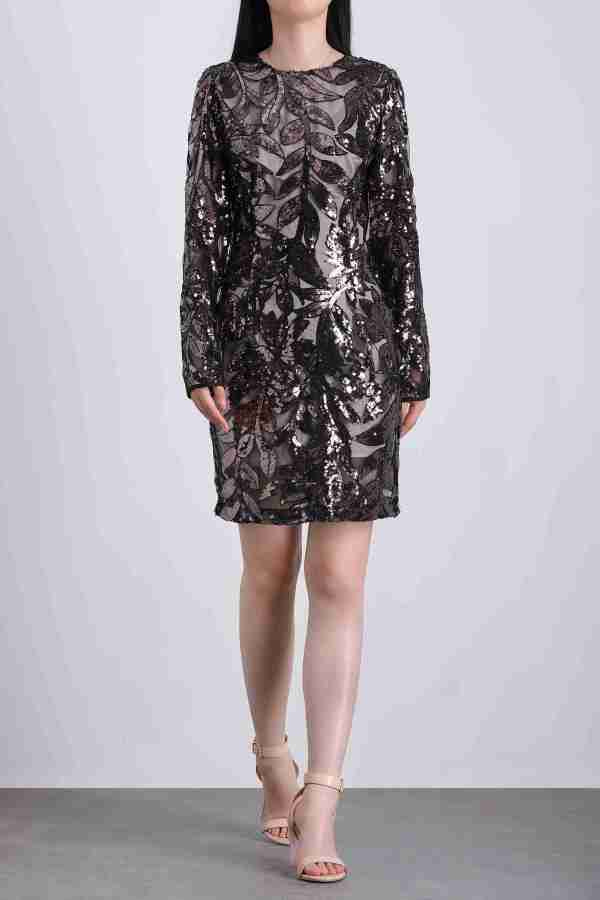 220218 Mode Paillettes Robe