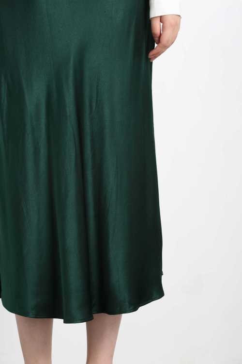 220389 High Quality Satin Skirt