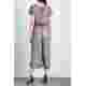 223115 V-neck Short Sleeve Jumpsuit