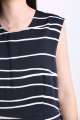 223247 Stripe Sleeveless Dress