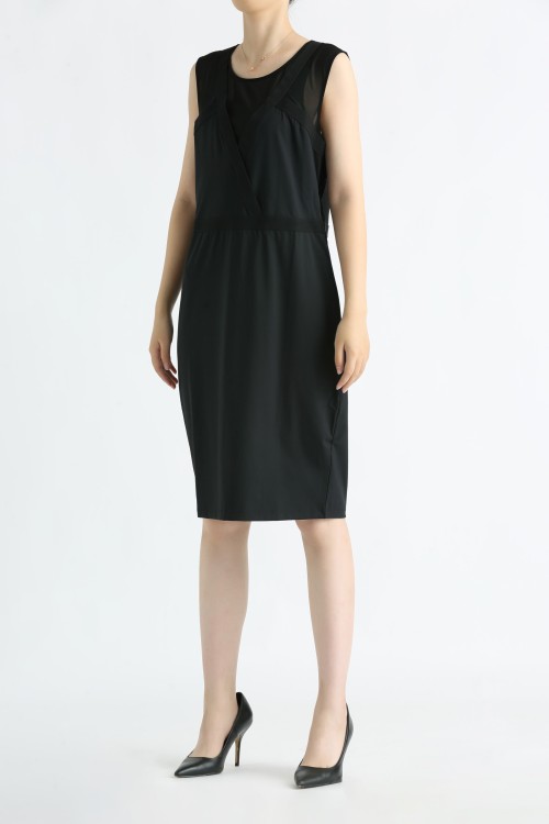 210165 Fashion Round Neck Sleeveless Dress