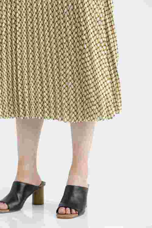 210525 nueva falda plisada floral para mujer