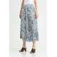 210527 Fashion Floral Pleated Skirt