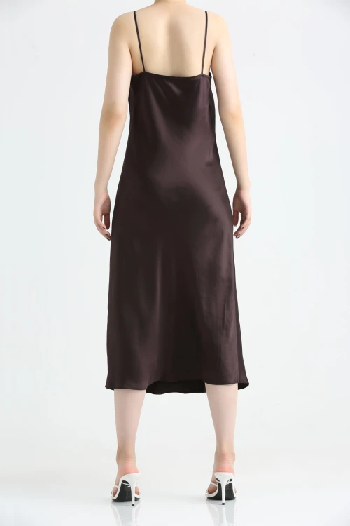 210567 Vestido lencero de raso