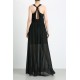 223012 Women Backless Maxi Party Dress