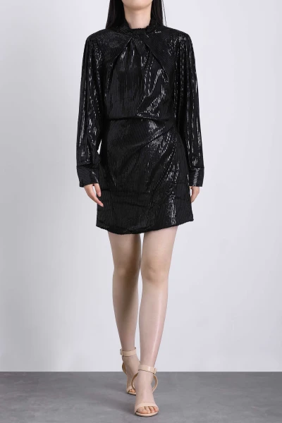 223066 Vestido de Lentejuelas Negro
