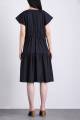 225009 Vestido Cuello Redondo Manga Corta