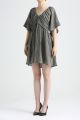 229002 V-Neck Short Sleeve Dress