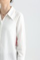 210660 Loose Basic Shirt with Long Sleeves