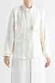 213305 Solid Long Sleeve Women Blouse
