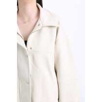 223294 Winder Wool Coat with Pocket Short Jacket