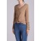 190190-1 Fashion Sweater with Cross Knot