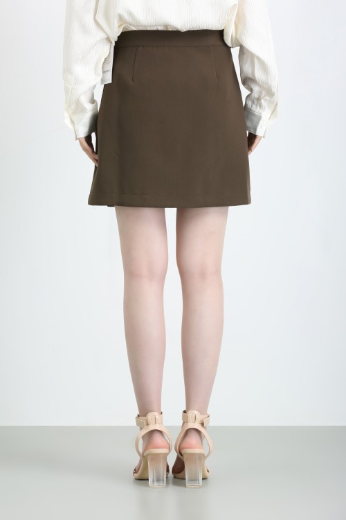220014 Suit Skirt with Split