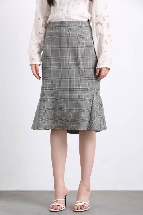 223379 Fashion Grid Skirt