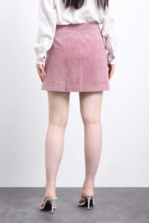 223595 Front Cardigan Skirt with Buttons