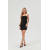 Womens Bodycon Mini Tube Dress Strapless Back Slit Long Going Out Casual Elegant Party Dresses in Black