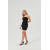 Womens Bodycon Mini Tube Dress Strapless Back Slit Long Going Out Casual Elegant Party Dresses in Black