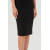 Womens Bodycon Midi Tube Dress Strapless Back Slit Long Going Out Casual Elegant Party Dresses in Black