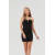 Womens Bodycon Mini Tube Dress Strapless Heart Neck Long Going Out Casual Elegant Party Dresses in Black