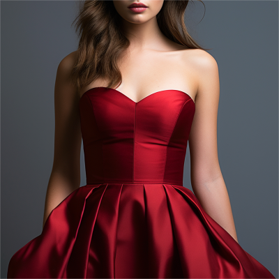 Custom Red Party Dresses ladies