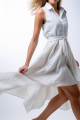 Custom White Daily Dresses ladies