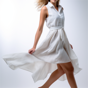 Custom White Daily Dresses ladies